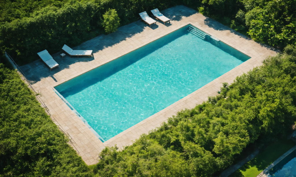 Piscine traitée avec Aquarine 02