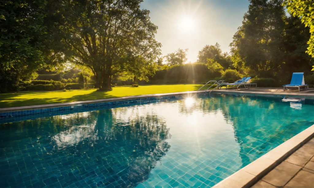 Piscine traitée avec Aquarine 05